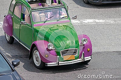 old vintage small car Stock Photo