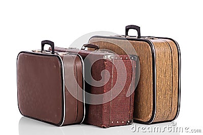 old vintage suitcase Stock Photo