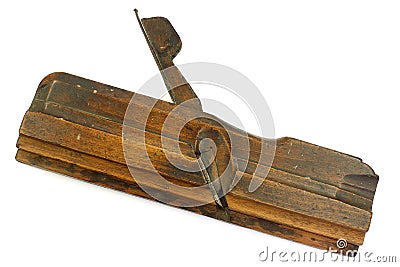 Old Vintage Wooden Rabbet Plane Stock Image - Image 20727391