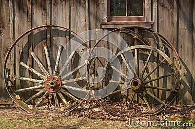 Wheels With History Stock Photo