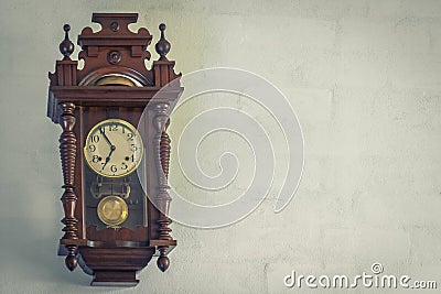 Old wall clock Stock Photo