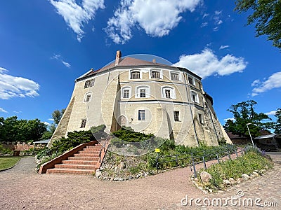 old water castle in the rosslau city 01 Stock Photo