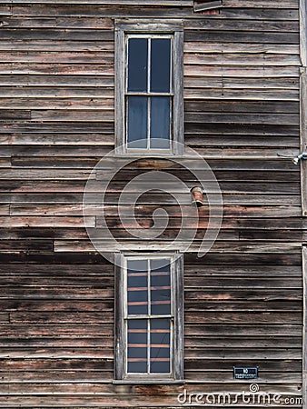 Old weathered building Stock Photo