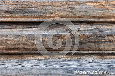 Old weathered painted wood wall background Stock Photo