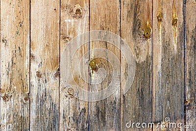 Old weathered shabby wooden planks. Natural wood texture Stock Photo