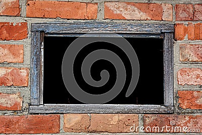 Old weathered window - frame for Stock Photo