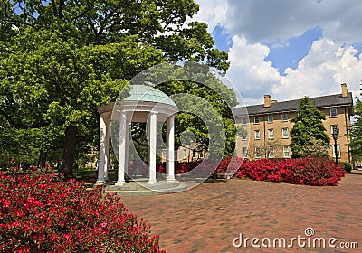 Old Well at Chapel Hill, NC Stock Photo