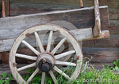 Old wheel Stock Photo