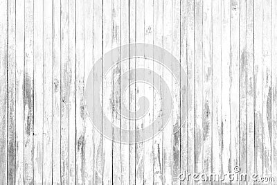 Old white grey wood texture and background in vintage tone. Stock Photo