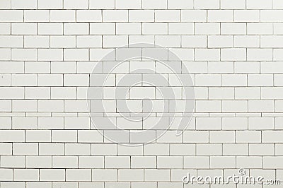 Old white tile wall background texture Stock Photo