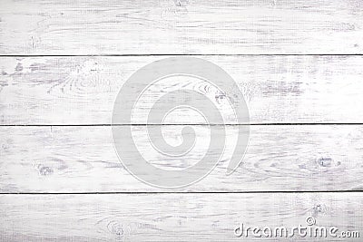 Old white wood background, rustic wooden surface with copy space Stock Photo