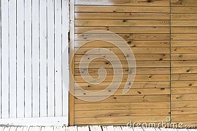 Old white wood panels Stock Photo