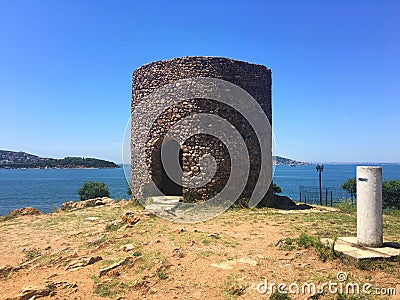 Prince Islands, Heybeliada in Istanbul Stock Photo