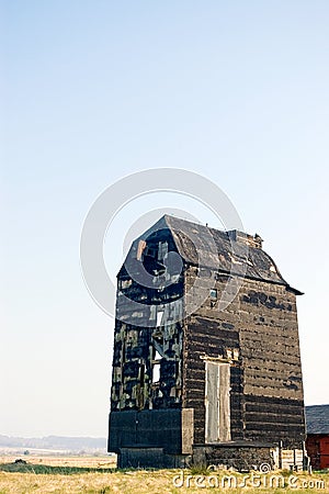 Old windmill without wings. Stock Photo