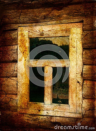 Old window Stock Photo