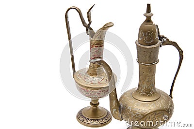 Old wine carafe Stock Photo