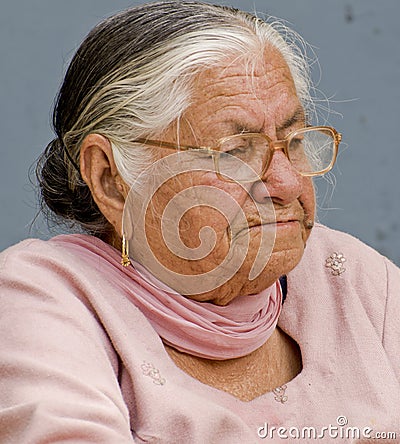 Old Woman Stock Photo