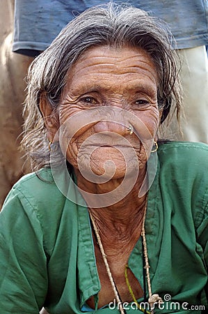 Old woman Editorial Stock Photo