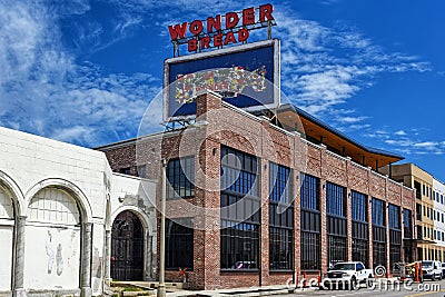 The old Wonder Bread factory in Memphis Tennessee Editorial Stock Photo