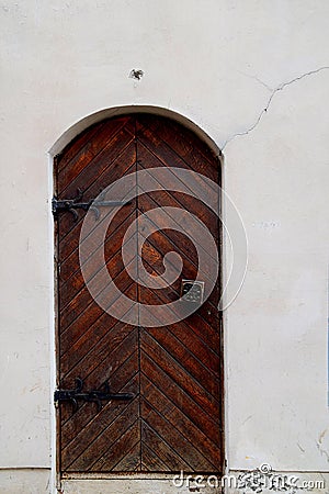 Old wood door Stock Photo