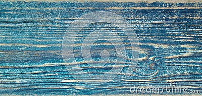 Old wood texture background. Teal painted wooden board closeup Stock Photo