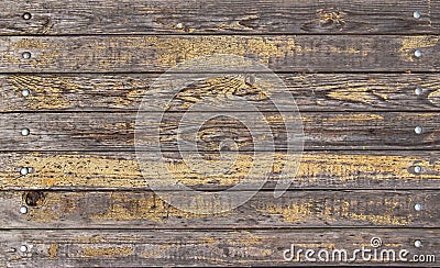 old wood texture distressed grunge background, scratched white paint on planks of wood wall Stock Photo