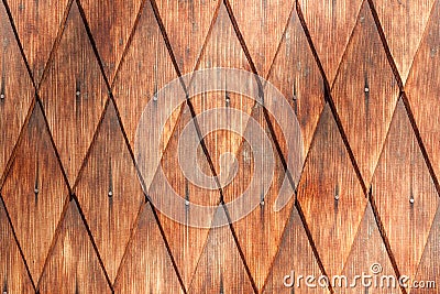 Old Wooden Background Texture Patterned as Rhomb Stock Photo