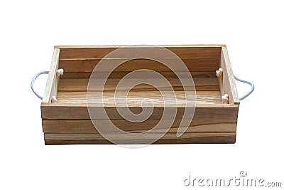 Old wooden box Stock Photo