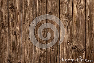 Old wooden brown board - nobody and empty. Stock Photo