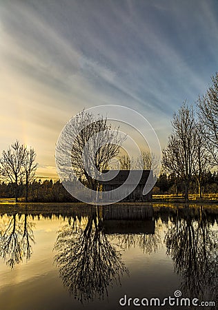 Old Wooden Building Stock Photo