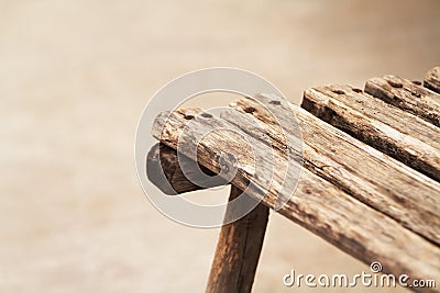 old wooden chair Stock Photo