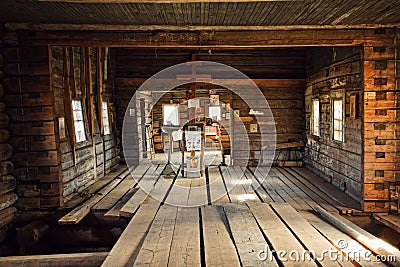 Old wooden church Stock Photo