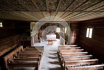 Old wooden church Editorial Stock Photo