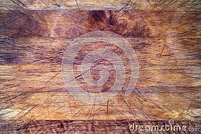 Old wooden cutting board background texture Stock Photo