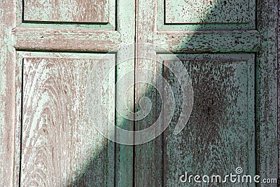 Old wooden door background texture. Stock Photo