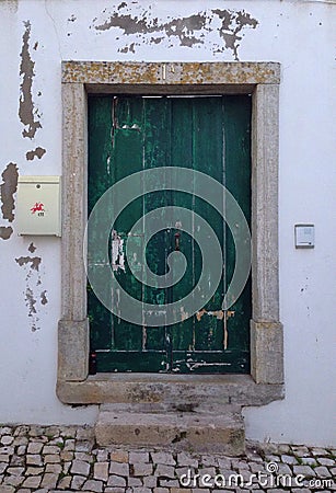 Old wooden door Editorial Stock Photo