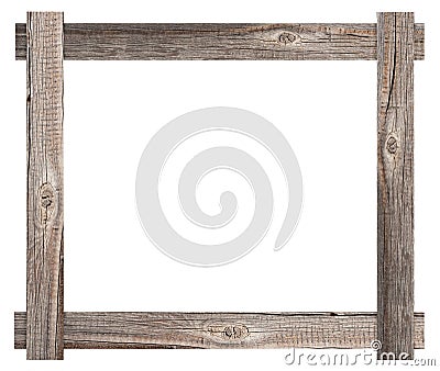 Old wooden frame Stock Photo