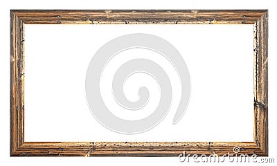 Old wooden frame Stock Photo