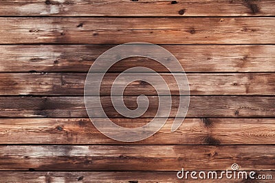 Old wooden horizontal tiled planks. Generative AI Stock Photo