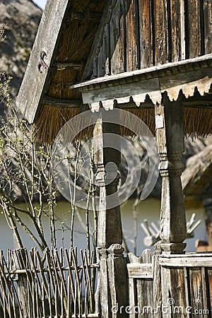 Old wooden house Stock Photo