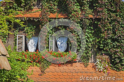 Old wooden house in Cigoc village Stock Photo