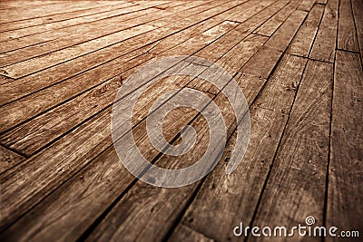Old wooden parquet floor grunge photographic vintage background Stock Photo