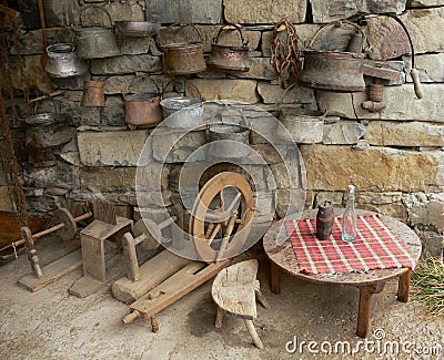 Old-world folk area from Bulgaria Stock Photo