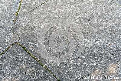 Old worn and cracked asphalt with cracks. Road surface texture background. cracks in the asphalt in the city Stock Photo