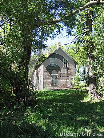 Old, Worn Down House Stock Photo