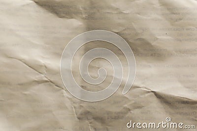 Old Wrinkled Paper Stock Photo