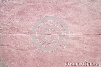 Old wrinkled pink paper texture Stock Photo