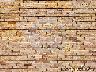 Old yellow brick wall texture, Vintage style Stock Photo