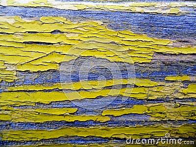 old yellow paint Stock Photo