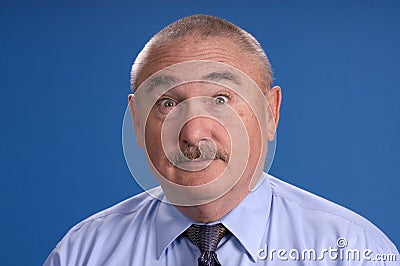 Older baby-boomer businessman Stock Photo